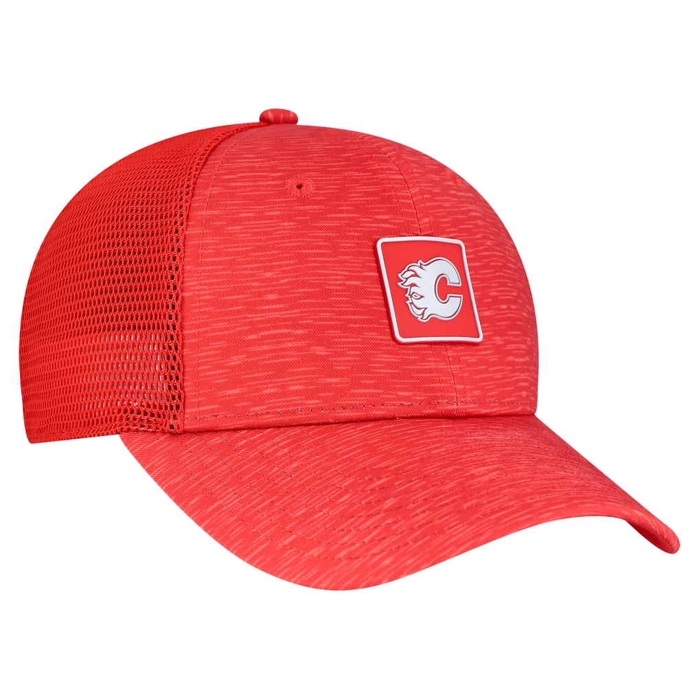  Calgary Flames Fanatics Women's Authentic Pro Adjustable Trucker Hat - Red